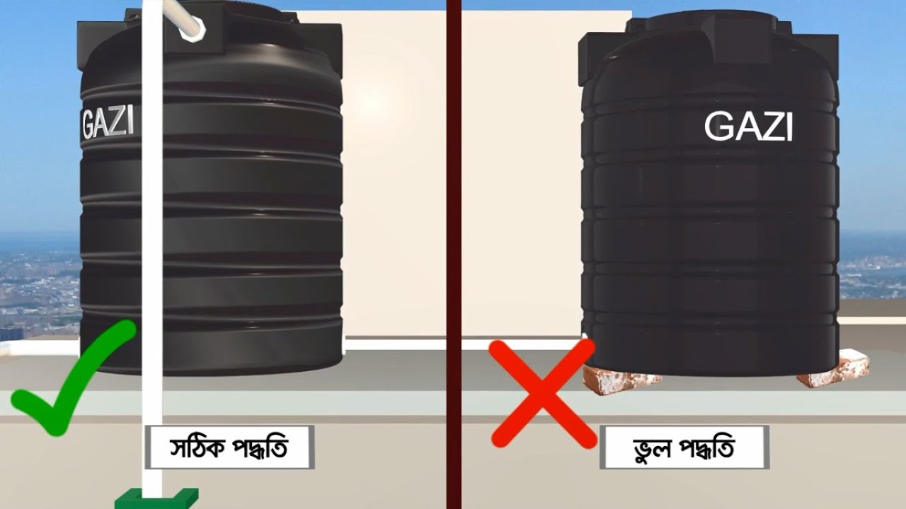 Gazi Tank Installation Instruction Guide By Ads Of Bangladesh Adsofbd