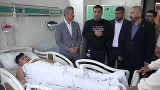 Genel Başkan Yardımcımız Yahya Oğraş, Siverekte Okul Saldırısında Yaralananları Ziyaret Etti