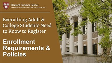 Summer Course Enrollment Requirements & Policies