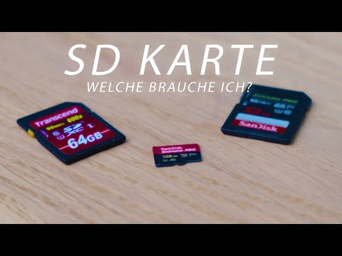Video: Gibt es unterschiedliche Größen von Micro-SD-Karten?