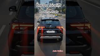 Brezza Facelift 2026 First Look – Design, Price & Launch Date🤷🤷