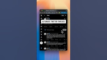 Secret to Automate Twitter Threads ✨ #aitools #contentmarketing