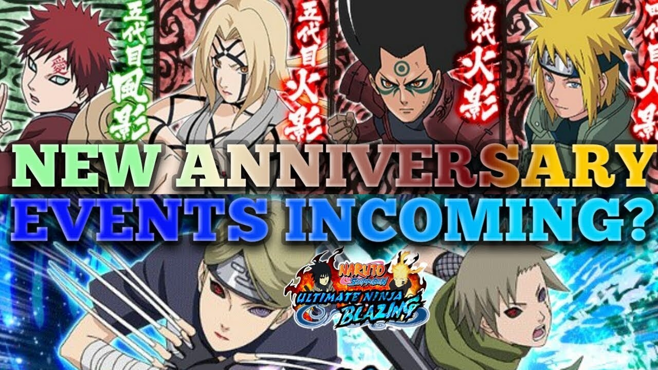 2ND ANNIVERSARY EVENTS INCOMING?! NARUTO BLAZING