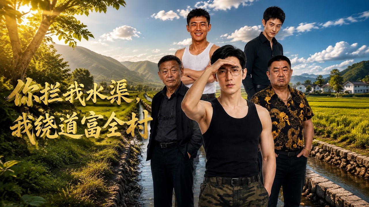 【高清全集】《你拦我水渠，我绕道富全村》 #逆袭 #爱情 #甜宠 #反转 #热门短剧 #drama #爽剧 #電影 #精彩影视 #AI短剧