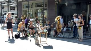 Tuba Skinny plays "Moaning the Blues" on Royal St 4/9/12  - MORE at DIGITALALEXA channel chords