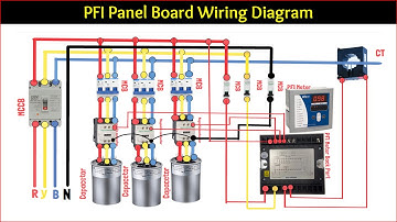 PFI Panel Board Wiring Diagram | PFI Circuit Diagram | PFI Relay | PFC Relay