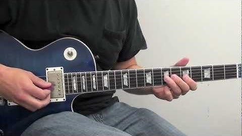 Rock Guitar Lesson, How to Play Blues Rock Solos Using the A Minor Pentatonic Scale
