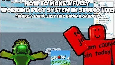 HOW TO MAKE A FULLY WORKING PLOT SYSTEM IN STUDIO LITE!