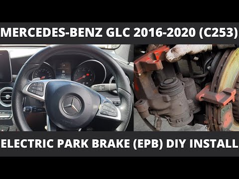 Mercedes Benz GLC 2016-2020 Rear Brake Pad Replacement *ELECTRIC PARK BRAKE* No computer needed