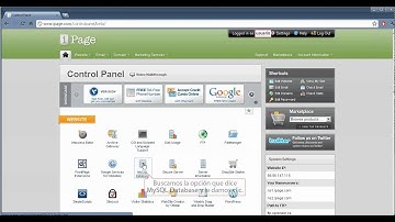 Crear base de datos en servidor web real