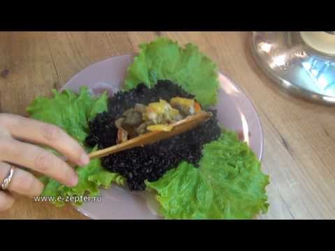 Как приготовить Чёрный рис с овощами по-итальянски / Nerone rice with vegetables ♡ English subtitles