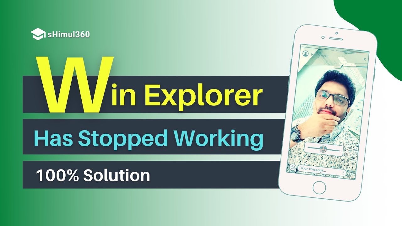 windows explorer has stopped working 100 solution youtube windows has stopped working
