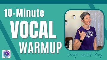 Ten Minute VOCAL WARM UP for singers | Exercises to do before you start singing