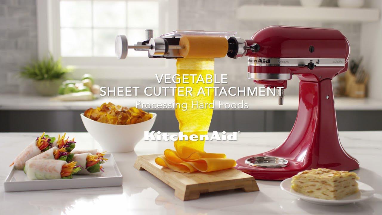 KitchenAid® Vegetable Sheet Cutter Overview 