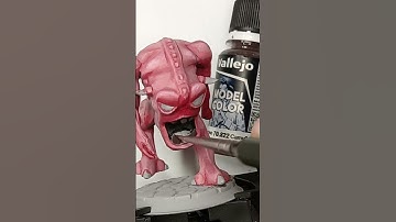 Pinky demon, original doom 3d print & paint #doom  #figurepainting #art