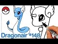 How to Draw Pokemon Dragonair step by step Easy and Cute