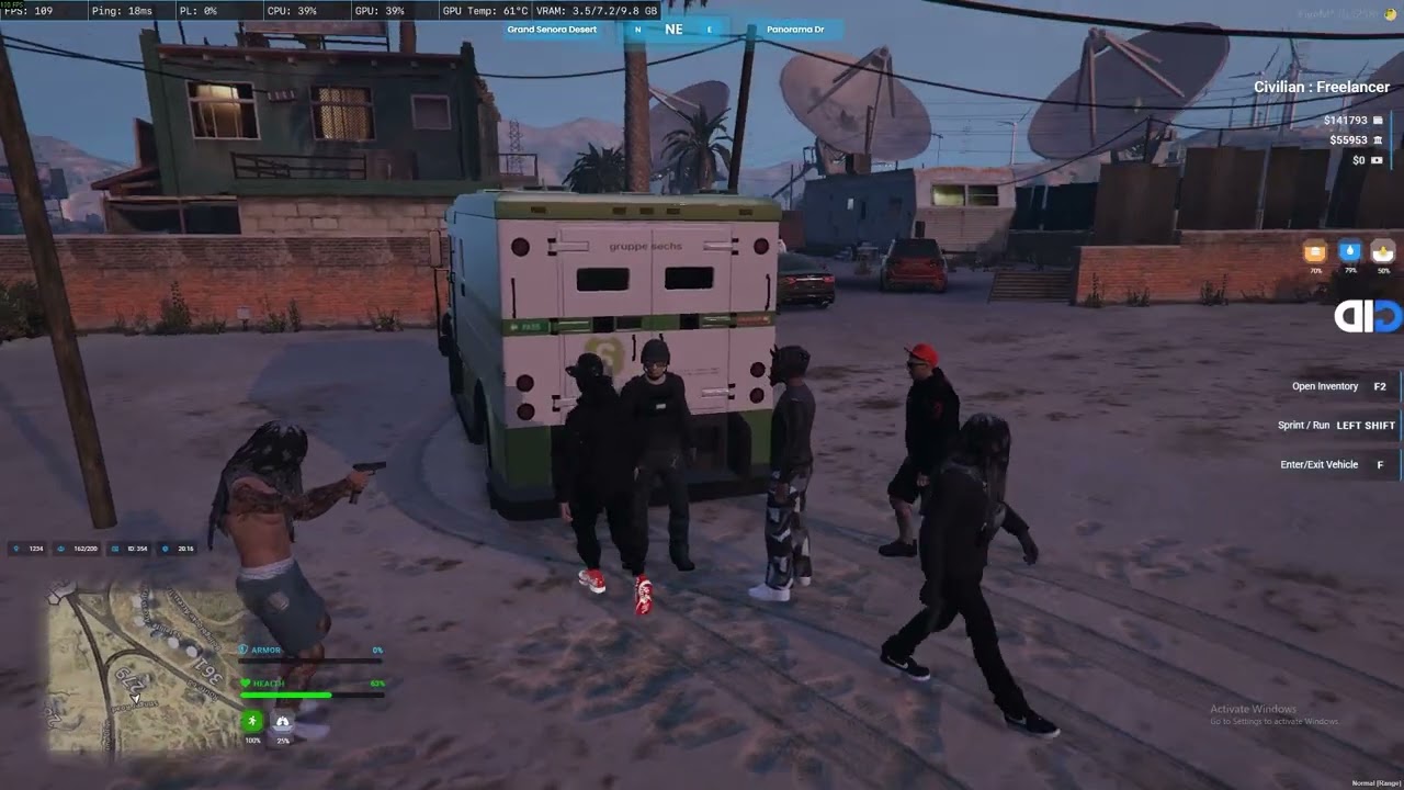 Jebediah trys to rob the Blood Cut Cartel