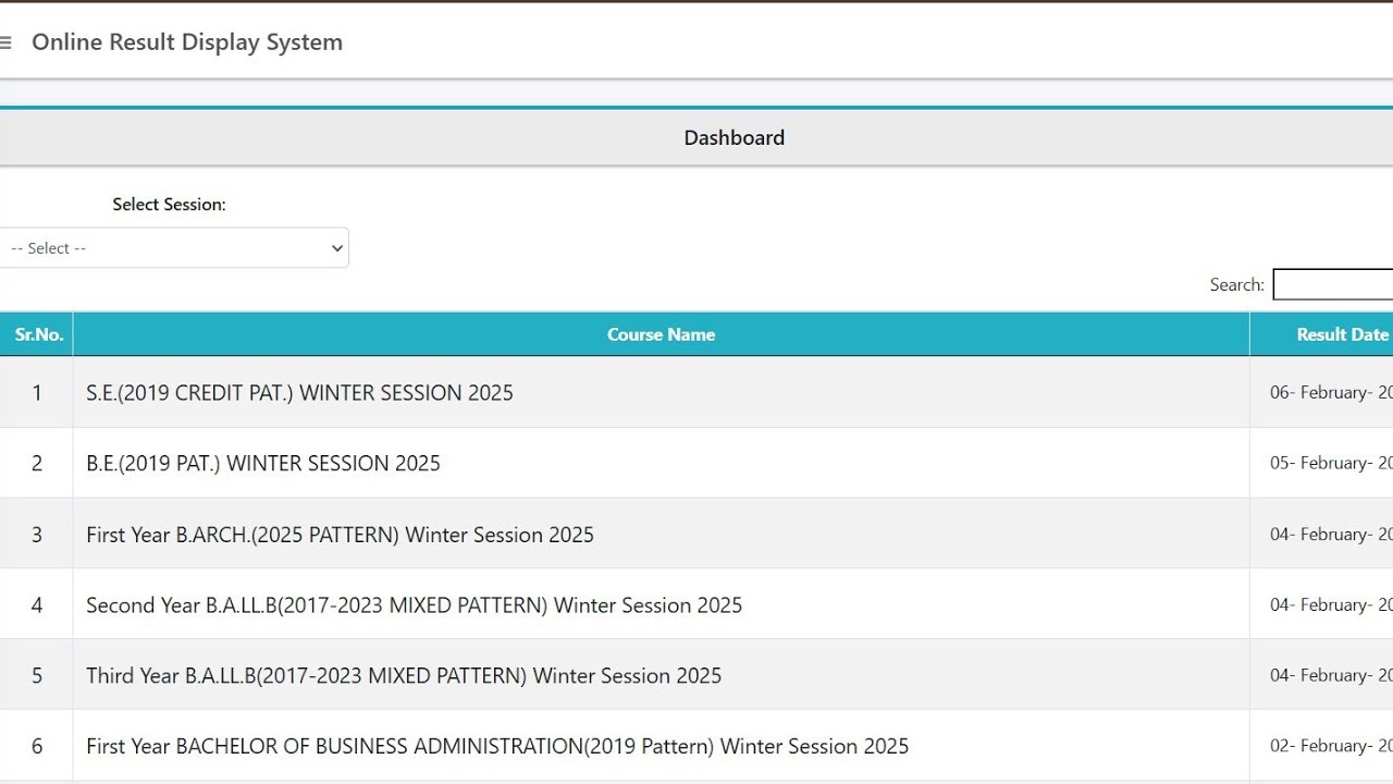 S.E. Result Declared 2019 Pattern SPPU Result Declared 