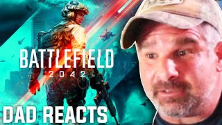 Dad Reacts to Battlefield 2042 Reveal Trailer!