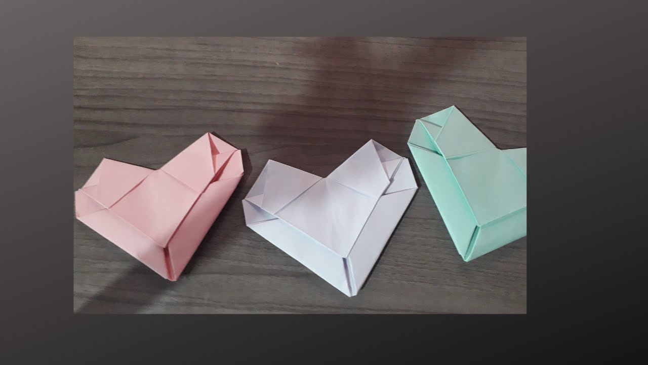 Coração de origami YouTube