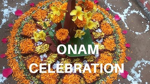 Our onam celebration 2020 / kerala festival ഓണം ആഘോഷം🤩😍