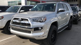 Here is a quick walk around for the 2018 toyota 4runner limited with
some custom wheels and off road tires. there no update on 4runner’s
besides ...