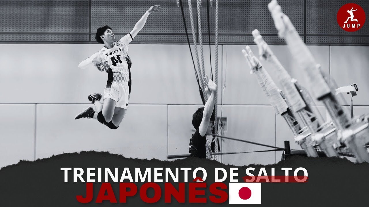 SALTO VOLEI. Treinamento Japonês de impulsão