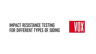 VOX Impact resistance test of panels in Max 3 Technology