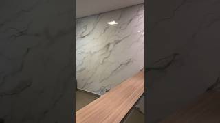 Marmorato finalizado cor branco com rajas cinza,deixe os comentários✅