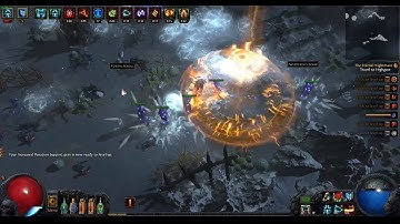 Path of Exile 2.6 Templar. Hierophant, using Ritual of Awakening. 5 Totems