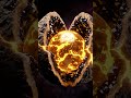 This geode has a swirling, molten gold core 🤯 #shorts #oddlysatisfying #asmr #ai #geode #sun