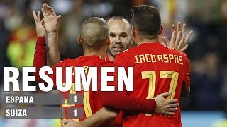 España 1 - Suiza 1 | Resúmen: Goles y mejores jugadas