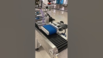 Horizontal Way Cylindrical Products Labeling Machine