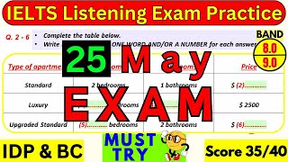 09 May 2024 IELTS Listening Practice Test 2024 with Answer Key | IELTS EXAM PREDICTION | IDP & BC