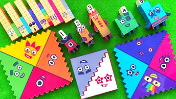 Looking for Numberblocks NEW 174 Puzzle Tetris Shape | ASMR chirping of birds