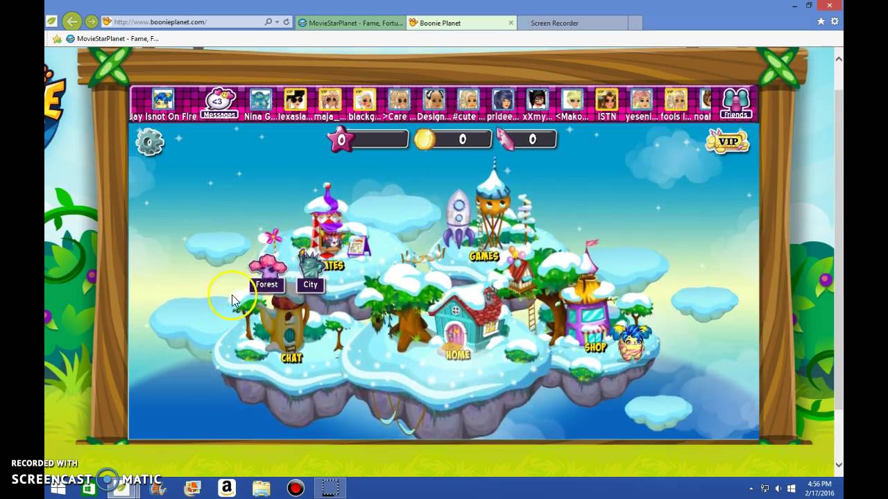 Boonie Planet vitural game Boonie Planet vitural game