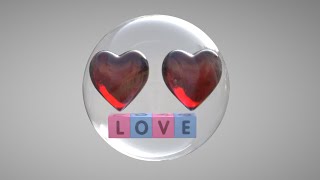 I LOVE YOU ❤️ Softbody Simulation ❤️ C4D4U screenshot 1