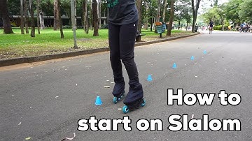 How to start on Freestyle Slalom Skating