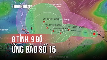Bão số 15 (Koto) trên Biển Đông: Yêu cầu 8 tỉnh, 9 bộ ứng phó