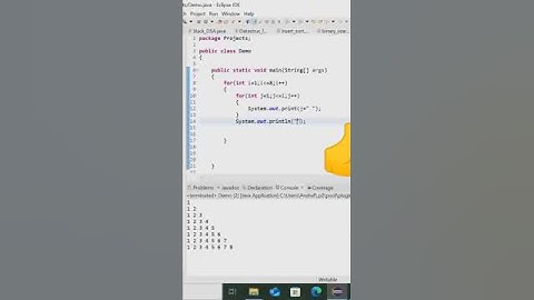 number patterns in java using for loop