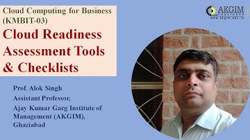 Cloud Readiness Assessment Tools & Checklists- CCB (KMBIT-03)