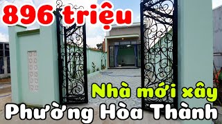 Nhà mới 896 triệu ở phường Hòa Thành Tây Ninh gần Quốc lộ 22B Chợ Bến Kéo cách TPHCM 70km