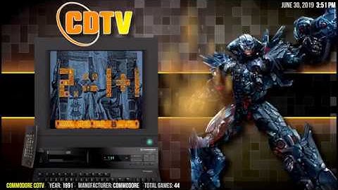 Commodore CDTV LaunchBox BigBox Demo