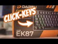 DAREU EK87 - Gaming Mechanical Keyboard Review (with Typing Test)