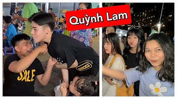 Quỳnh Lam Vui Nhộn Cùng Nhóm Bạn Trẻ Cuối Ngày Tại Bánh Tráng Trộn Diva Cát Thy