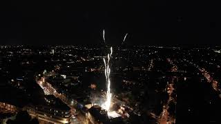 Firework Display by Mr Ozzy (4K Drone View) - Fireworkshoplondon