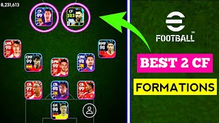 All Best 2 CF Formations In eFootball 2024 Mobile || Best 2 CF Formation In eFootball 2024 ?