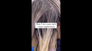 Looking to create a dimensional shadow root while keeping your blondes the brightest?