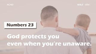 【Numbers 23】God protects you even when you’re unaware.｜ACAD Bible Reading