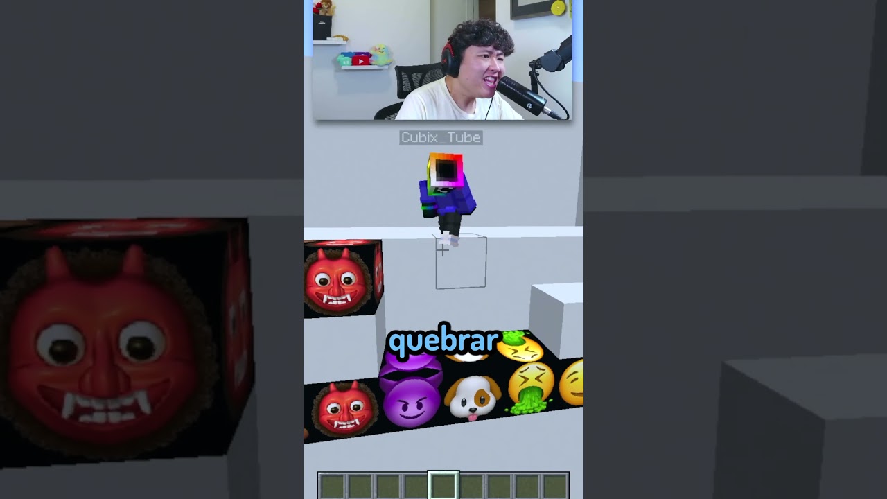 Cubix fazendo a trapaça mais óbvia em Emojis Match